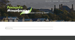 Desktop Screenshot of peninsulahousekeeping.com.au