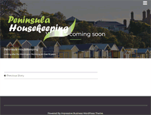 Tablet Screenshot of peninsulahousekeeping.com.au